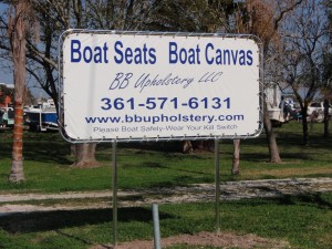BB Upholstery Sign